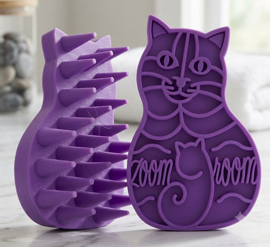Flexible Cat Grooming Massage Brush
