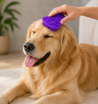 Flexible Cat Grooming Massage Brush